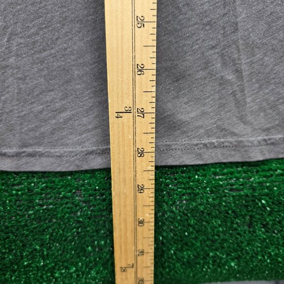 Under Armour Tshirt Mens Large Gray Short Sleeve HeatGear Activewear Gym Workout - Picture 4 of 6